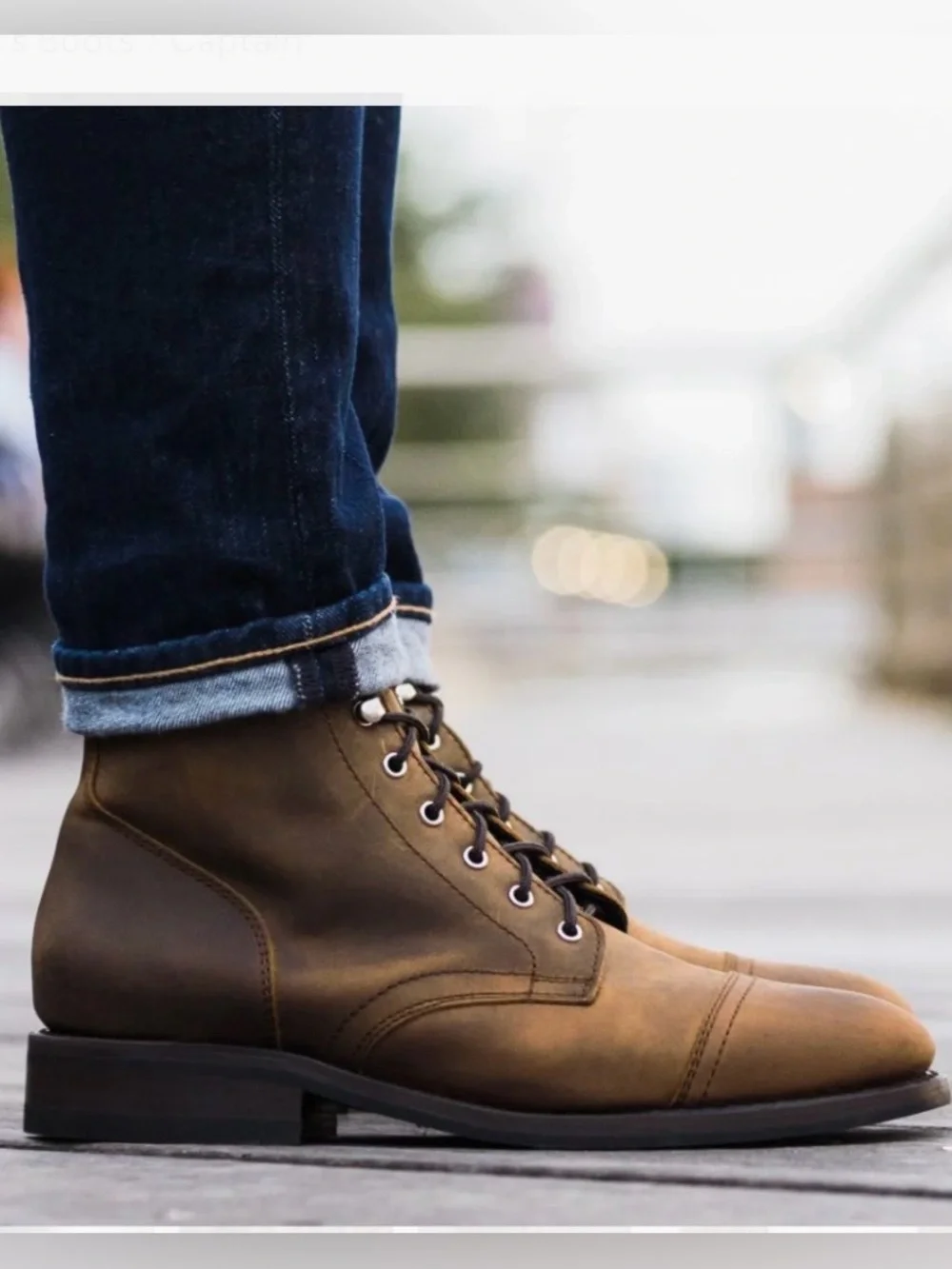 Thursday Boot Company Captain Boots Men’s Size 10 Brown Lace Up